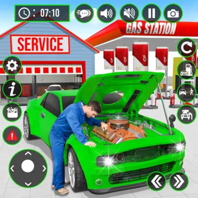 Gas Station Car Mechanic Sim android App screenshot 6